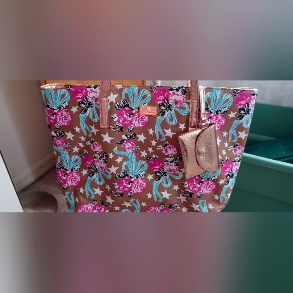 Betsey Johnson Gold Tote